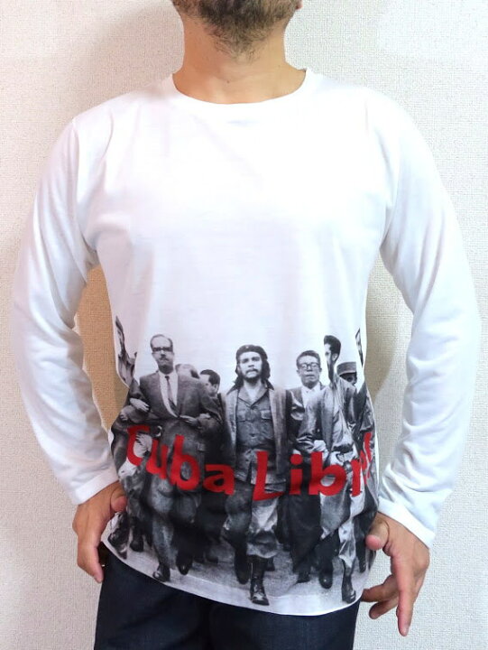 楽天市場】チェ・ゲバラの長袖Tシャツ【サイズ：幅広S 、L 