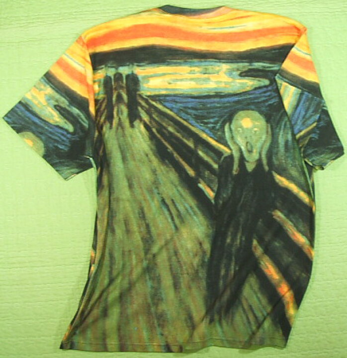 楽天市場】世界の画家☆ムンクの叫びTシャツ【サイズ：M 】【3980 