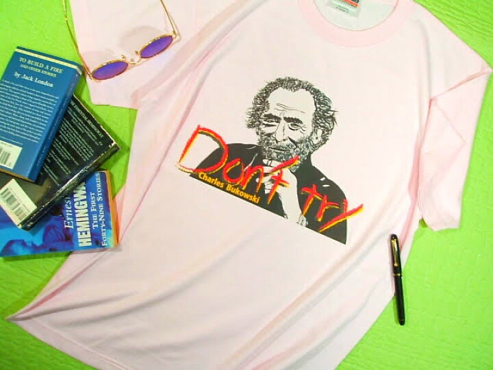楽天市場】アメリカ文学作家☆ブコウスキーTシャツ【サイズ：S 、M 