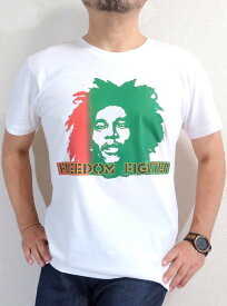 ボブ・マーリーTシャツ【サイズ：S 、M 、L 、XL 、2XL 】【3980円以上で】送料無料　Tシャツ　ビッグサイズ　ボブマーリーTシャツ　ジャマイカ　レゲエTシャツ　ボブTシャツ　キングサイズ　ラスタTシャツ　Bob Marley T-shirt　ラッピング無料