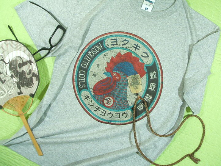 楽天市場】蚊取り線香 レトロ広告看板Tシャツ【サイズ：S 、M 、L 