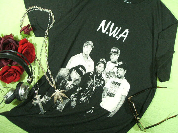 楽天市場】N.W.A ヒップホップグループTシャツ【サイズ：XM (大きめM 