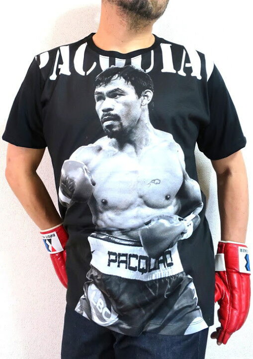 楽天市場】ボクシング＆世界の格闘技☆パッキャオTシャツ【サイズ：M 