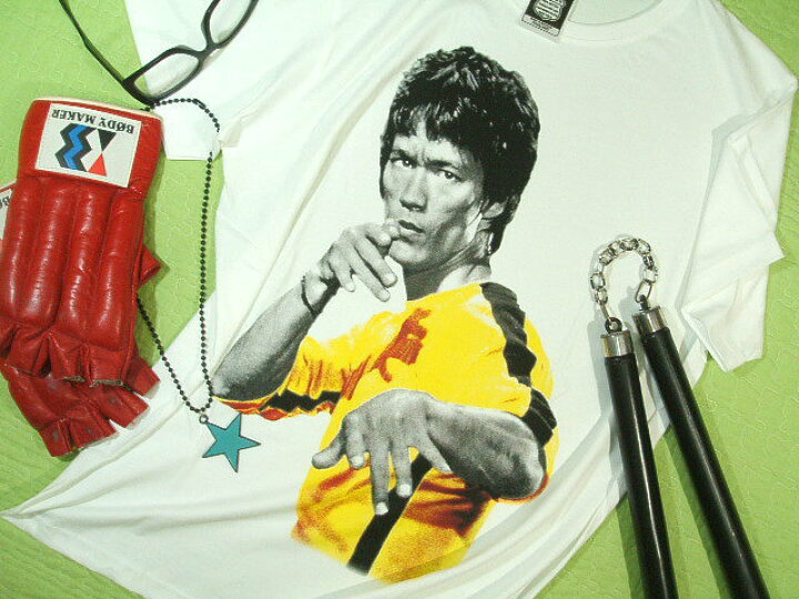 楽天市場】李小龍☆ブルース・リーTシャツ【サイズ：丈長S 、XM 