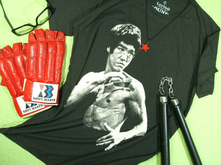 楽天市場】Bruce Lee 李小龍☆ブルース・リーTシャツ【サイズ：M 