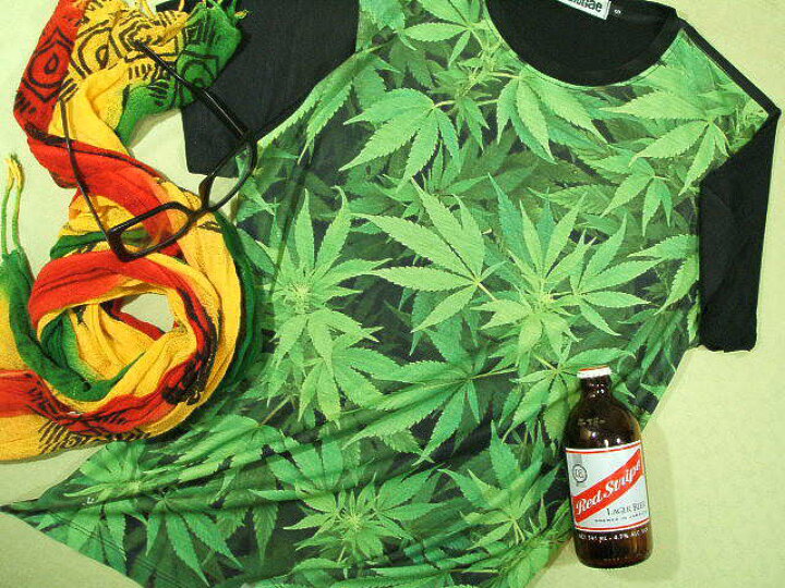 楽天市場】マリファナTシャツ☆大麻、ガンジャ、葉っぱ系【サイズ：M 