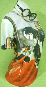 レディース★シャガールの接吻Tシャツ アートTシャツ【サイズ:女性L 】【3980円以上で】送料無料 Tシャツ レディース 絵画Tシャツ マルク・シャガールのTシャツ 女性サイズ シャ