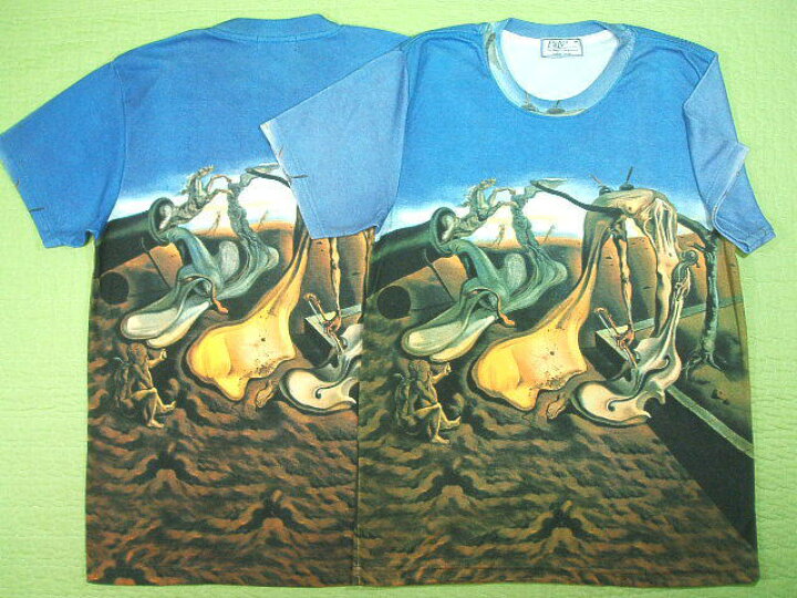 楽天市場】DALI 柔らかい時計☆ダリの絵画Tシャツ【サイズ：XL 