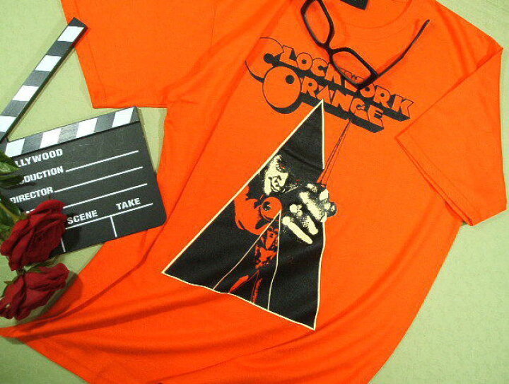 楽天市場】映画・時計じかけのオレンジTシャツ【サイズ：L 、幅広XL 