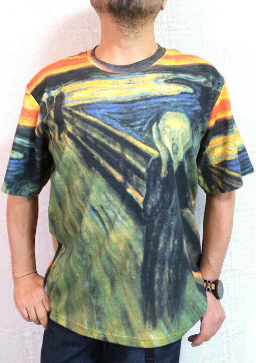 楽天市場】世界の画家☆ムンクの叫びTシャツ【サイズ：M 、L 