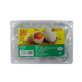 【常温便】生友ゆで塩卵/生友紅心咸鴨蛋　6個【4560237625019】