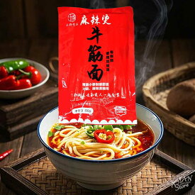 【冷凍便】王牌食品 牛すじ麺／牛筋面 500g【4580040490017】