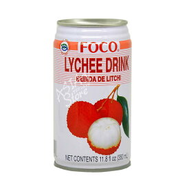 【常温便】フォコ ライチジュース／FOCO泰国茘枝汁350ml【16229901226】