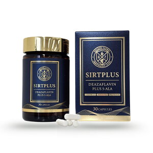 SIRTPLUS DEAZAFLAVIN PLUS 5-ALA ���{�� �����x99%�ȏ� 30�J�v�Z�� ����GMP�F��H��