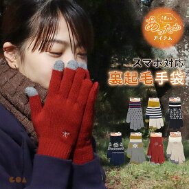 手袋 レディース スマホ対応 暖かい かわいい てぶくろ 裏起毛 起毛 暖かい スマホ手袋 冬用 防寒 男女兼用 フリーサイズ タッチパネル対応 スマホ グローブ 温かい 厚手 通勤 通学 ボーダー 無地 北欧 かわいい おしゃれ *y3-3t●