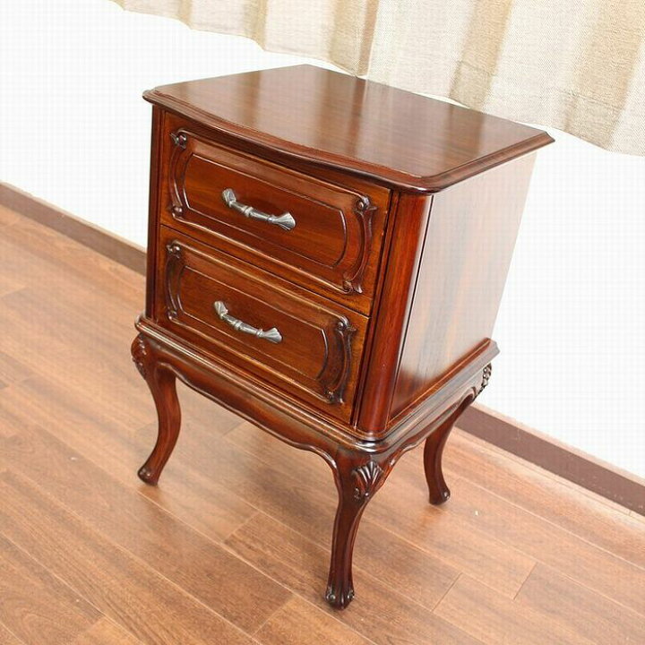 楽天市場】アジアン家具 マホガニー 無垢 木製家具 電話台 花台 