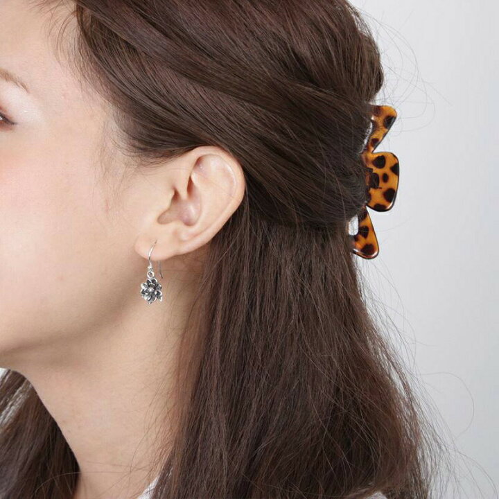 楽天市場】ピアス 木蓮の花 マグノリア フック シルバー925 金属 