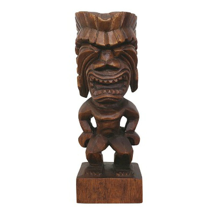 楽天市場】ティキの木彫り ティキ クー TIKI KU 30cm 木製 スワール 