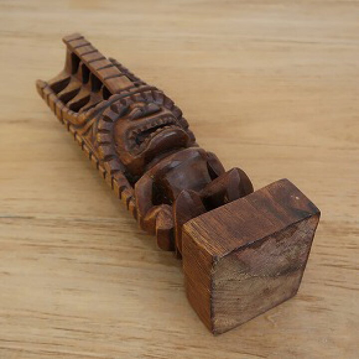 楽天市場】ティキの木彫り アクア TIKI AKUA KAI 30cm 木製スワール 