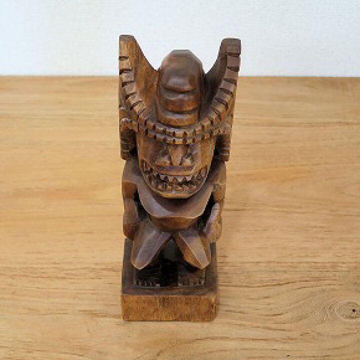 楽天市場】ティキの木彫り TIKI Winner 30cm 木製スワール無垢材 