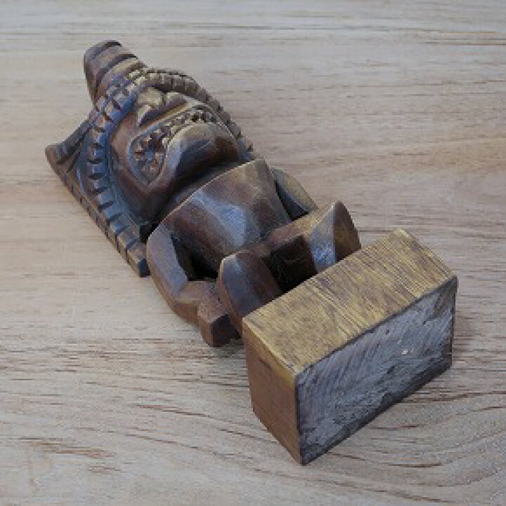 楽天市場】ティキの木彫り TIKI Winner 30cm 木製スワール無垢材 