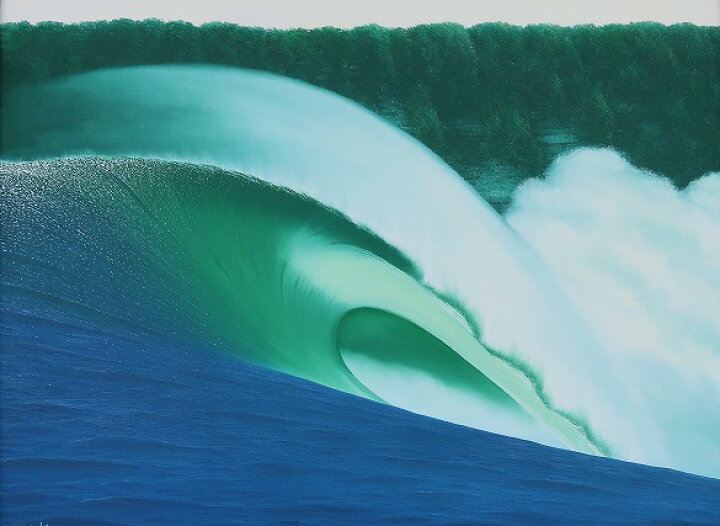 楽天市場】波の絵 ビッグウェーブ レギュラーブレイク Goes Windy作  