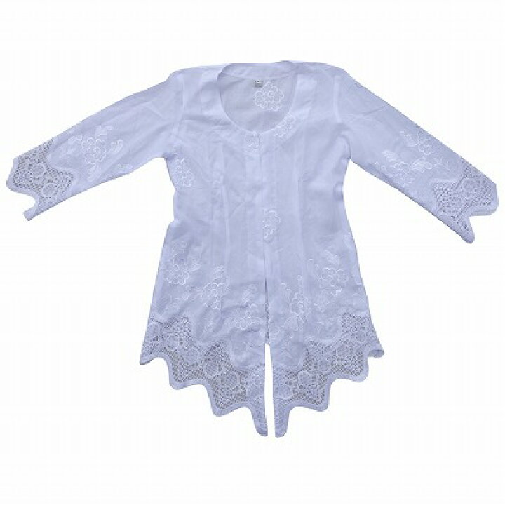 Kebaya/世界無形文化遺産登録衣装 インドネシア／バリ島 ホワイト花