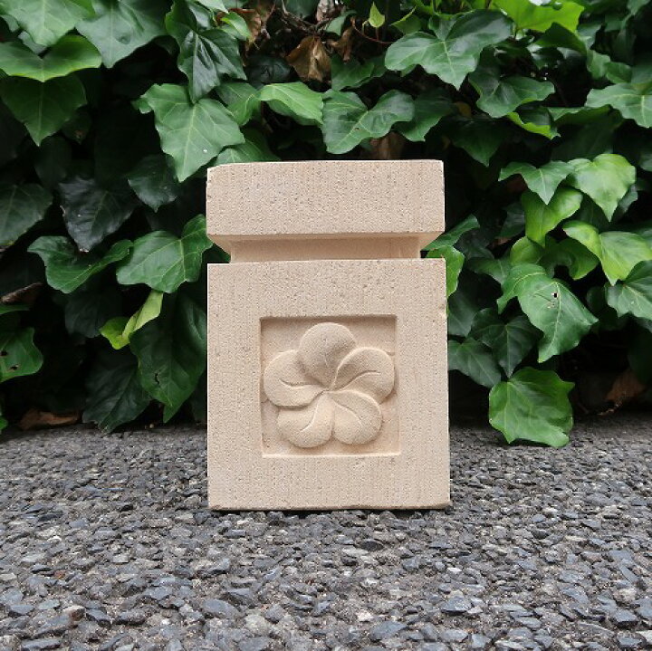 楽天市場】プルメリア石像スタンド パラスストーン 17X17X25 アジア 