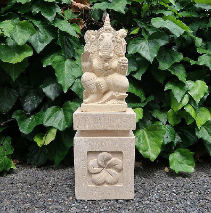 楽天市場】プルメリア石像スタンド パラスストーン 17X17X25 アジア 