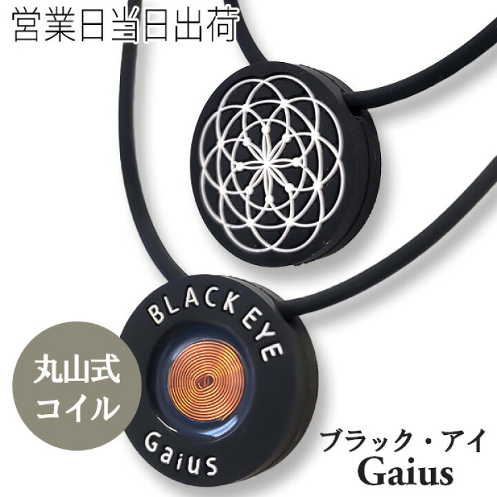 楽天市場】ブラックアイ ガイアスネックレス 多層丸山式コイル  