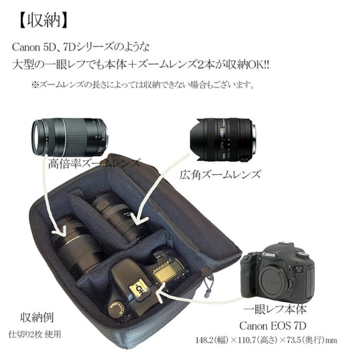 楽天市場】【超撥水加工生地】一眼レフ バッグ ミラーレス一眼レフ用 