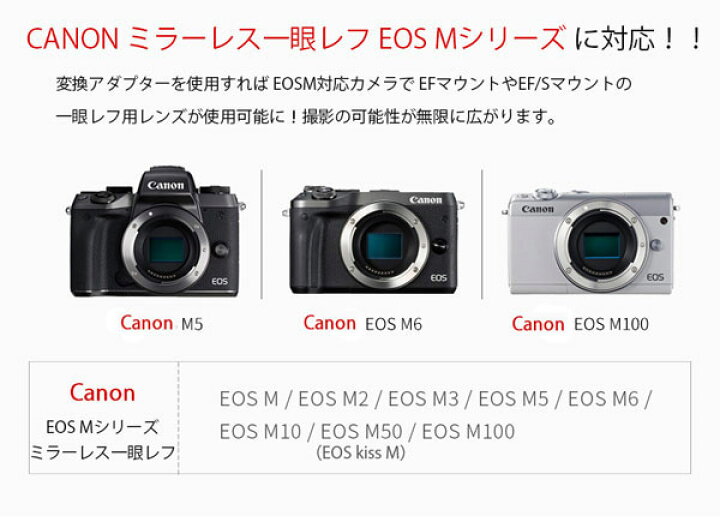 ☆本体値下げ再出品☆ Canon ミラーレス 一眼 EOS M ＋ EF-EOS 