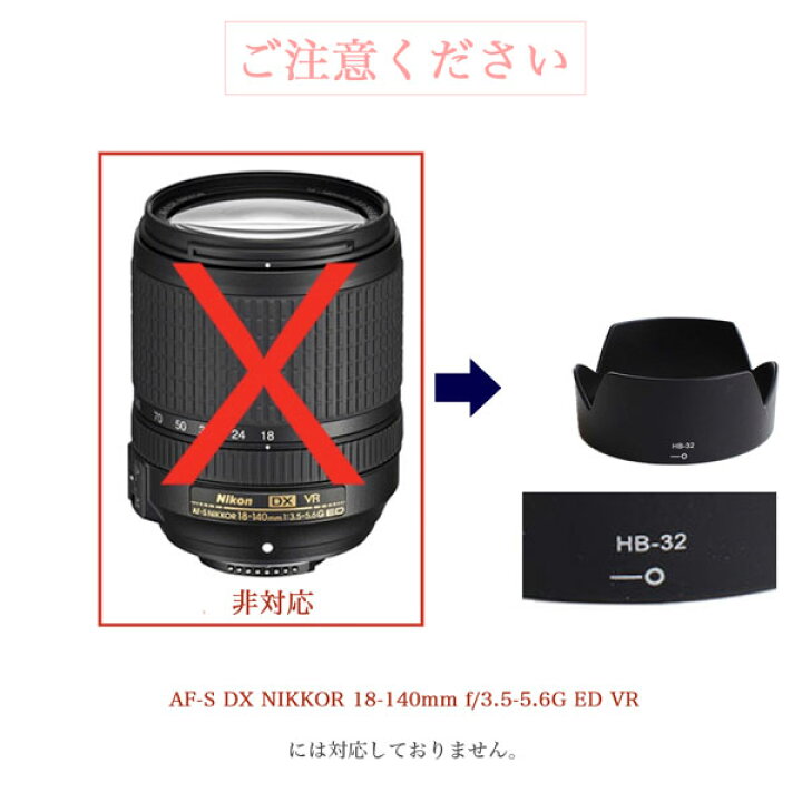楽天市場】【HB-101】レンズフード Nikon NIKKOR Z DX 18-140mm f/3.5 