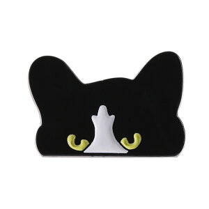 【カメラストラップのワンポイントに!!】可愛い くろねこ & はちわれ ピンバッジ バッグや服のワンポイントに 真鍮製 ピンバッチ 猫 ねこ ネコ 黒猫 ハチワレ