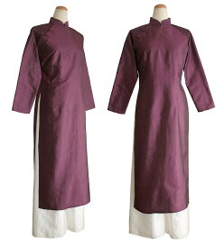 タイシルクアオザイ・上衣のみ（紫）