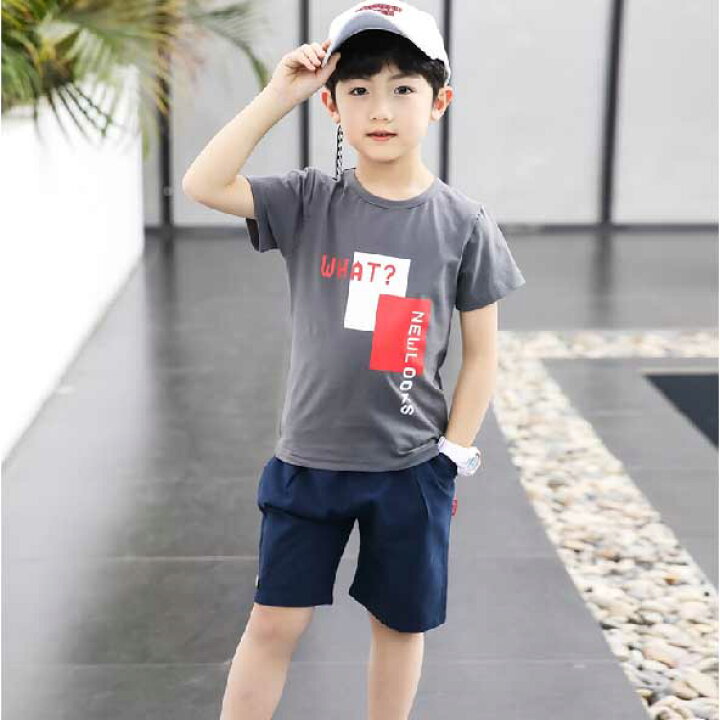 楽天市場 送料無料 子供服 男の子 半袖 ｔシャツ 短パン 上下セット キッズ 爽やか 普段着 2点セット クール コットンパンツ チノパン セットアップ 五分丈 半端丈 Kids029 Apple Terminal