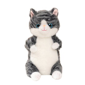 猫のリュック ぬいぐるみ 30センチ ハンカチや携帯電話など小物が収納出来てベルト付きの服が着脱可能な便利なデザイン ほわほわの癒し系猫のリュック型ぬいぐるみ 手触り抜群 インスタ映えに 誕生日プレゼントに最適 【送料無料】