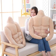 【送料無料】筋肉男の枕 抱き枕 クッション マッチョ 65X60cm　彼女にプレゼント喜んでもらえる　クリス…