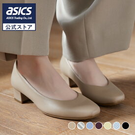 アシックス 商事 パンプス アキュアーズ AcureZ レディス プレーンパンプス スクエアトゥ ローヒール セレモニー 結婚式 3E相当 AO-10242 26ss_new