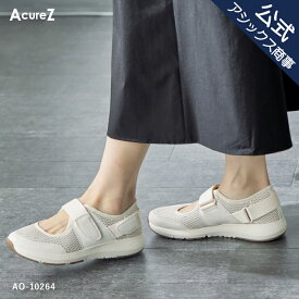アキュアーズ AcureZ レディス レディース カジュアル ベルトタイプ 面ファスナー 3E相当 約4.0cmヒール AO-10264 アシックス商事