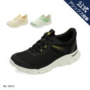 【8/4〜7日間限定★最大4,000円OFFクーポン】RaKUWaLK Ladies(ラクウォーク レディス)レディース ウォーキング スニーカー 紐タイプ 4Eサイズ相当 22.5-24.5cm RL-9217 アシックス商事 24aw_n