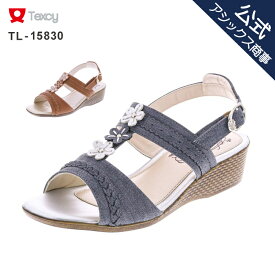 【母の日】Ladies TEXCY(レディス テクシー) サンダル レディース ストラップ SS(21.0-21.5)- LL(24.5) TL-15830# アシックス商事 24ss_n