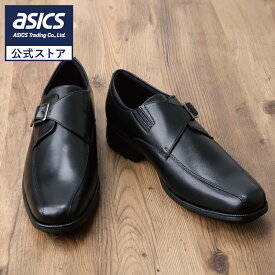 《公式店》テクシーリュクス texcy luxe ビジネスシューズ メンズ men's 革靴 本革 アシックス商事 通勤 スクエアトゥ モンクストラップ 3E相当 TU-7772