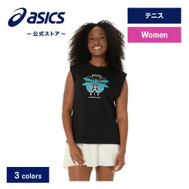 アシックス ウイメンズグラフィックシャツ テニスウェア レディース ｜テニス スポーツウェア トレーニングウェア フィットネス ジム タンクトップ ノースリーブ 女性｜asics 公式