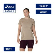 アシックス ROADランニングシームレス半袖シャツ ランニングウェア レディース ｜ランニング スポーツウ…