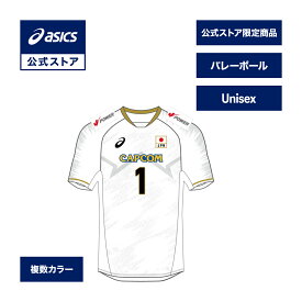 アシックス 2026 バレーボール男子代表オーセンティックシャツ バレーボールウェア ユニセックス ｜バレーボール スポーツウェア 吸汗速乾 日本代表 選手 応援 石川祐希選手 西田有志選手 藍選手 男性 女性｜asics 公式【公式ストア限定商品】