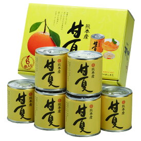 【JAあしきた】甘夏 缶詰（6缶／10缶／24缶）　【送料込み】