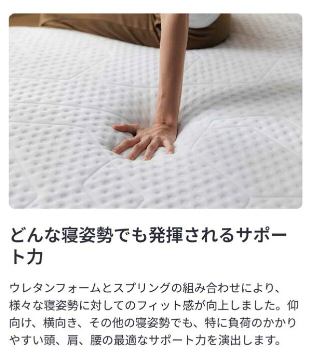 楽天市場】【完売御礼！】エマ・マットレスプレミアム クイーン サイズ 
