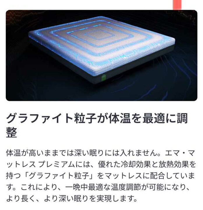 楽天市場】【完売御礼！】エマ・マットレスプレミアム クイーン サイズ 