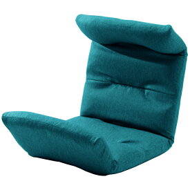 和楽の雲　日本製座椅子・2タイプ・リクライニング付きチェアー 上タイプ [タスク ブルー]